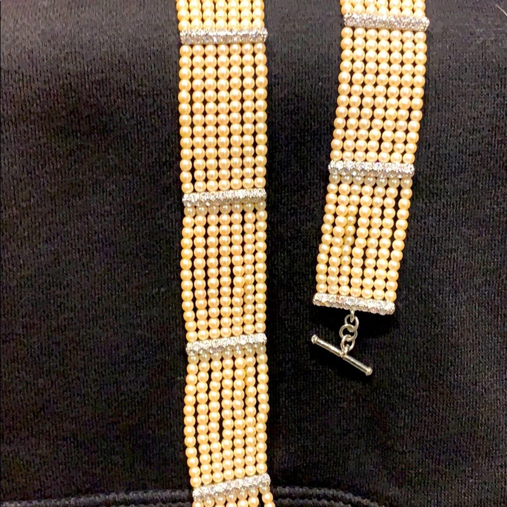 Bracelet with matching choker
